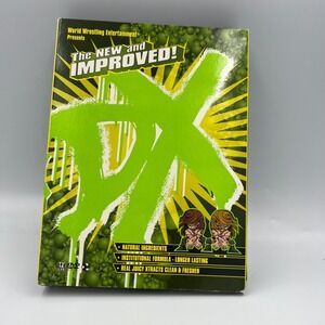 WWE DX The New and Improved 3-Disc DVD Set Shawn Michaels Triple H WWF Wrestling